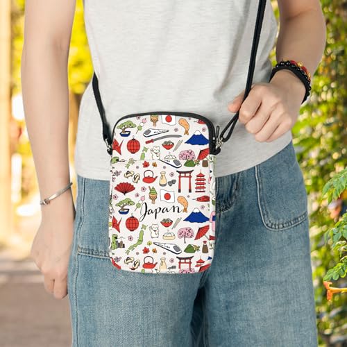 LEVLO Japan Travel Cross Body Bag Souvenir Gift Shoulder Bag Vacation Sling Bag for Women4
