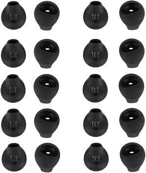 10 Pairs Silicone Earbud Cover Ear Tips Replacement Earbud Tips Compatible with Samsung Galaxy Note 5/7/s7/s6/s6 Edge/Level U Earphones