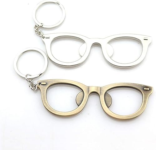 Abrebotellas de metal en forma de vasos con llavero llavero abrebotellas de cerveza abridor de tapas de botella de cerveza regalo creativo único