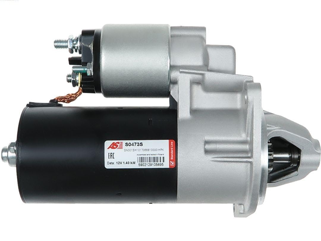 AS-PL MOTORINO AVVIAMENTO 12V Zähnezahl: 10 Senso rotazione orario Compatibilità con FORD Fiesta Mk4 Hatchback JAS, JBS