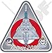 MIRAGE 2000 EGYPT Dassault Aviation Mirage 2000EM (2000C) EAF Aircraft EAF 3,7 (95 mm) Adesivo in vinile, decalcomania