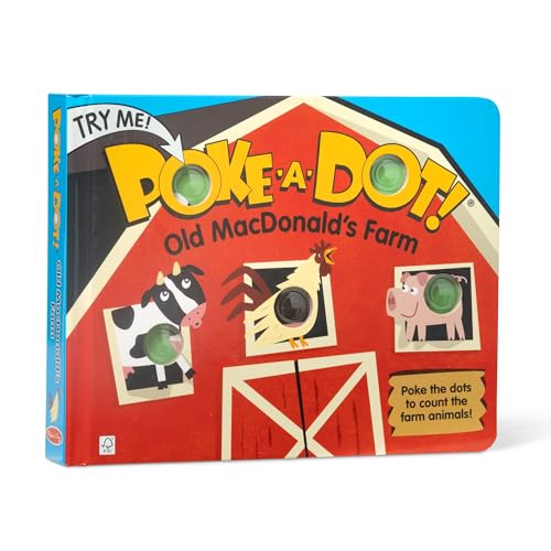 Melissa & Doug Poke-a-Dot Old MacDonald's Farm Board Book Toy