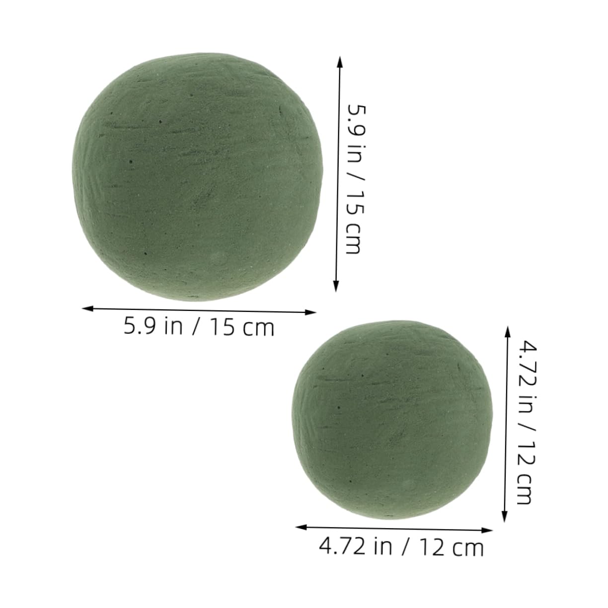 Floral Foam Base Wedding, 2 szt. Gąbki chłonnej do kompozycji kwiatowych