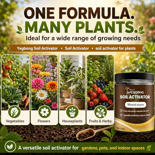 Image of Yegbong Soil Activator, Soil Pro Activator, Nauticos SoilActivator, Organic, Water-Soluble Formula for Optimal Nutrient Uptake & Root Development, Enhance Growth for Vegetables & All Plants (3)