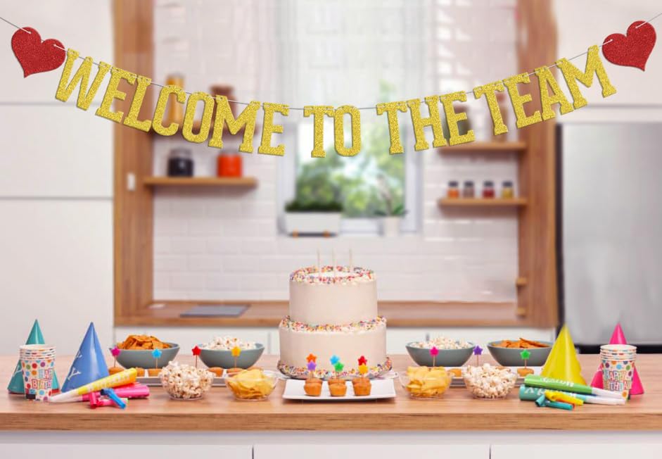 Lot De 20 Bannières « Welcome To The Team » - Panneau De Bienvenue Pré-cordé Pour Nouvel Employé Et Membre De L'équipe - Toile De Fond De Bienvenue Pour Bureau, Fête à