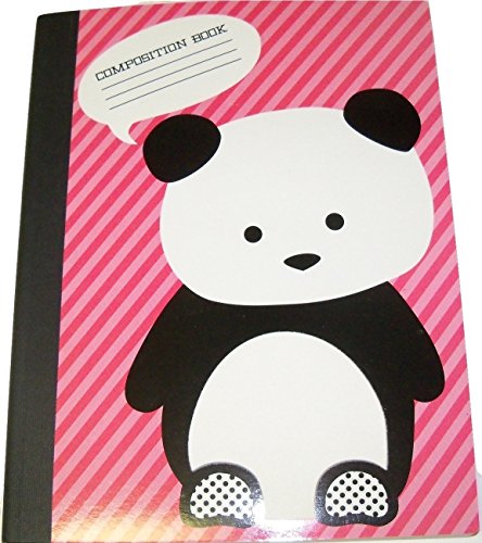 Cahier de composition grand format à rayures roses Studio C 200 pages
