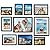 FIXSMITH 10 Pack Picture Frames Collage Wall Decor for Mounting or Tabletop Display, Gallery Wall Frame Set with Two 8x10 Black Frames, Four 5x7 Frames and Four 4x6 Frames, Multi-Pack Photo Frame Set