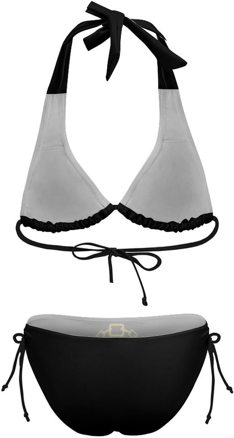 Flag of Hamilton Novelty Women's 2 Piece String Bikini Set Swimsuits Bathing Suit Swimwear