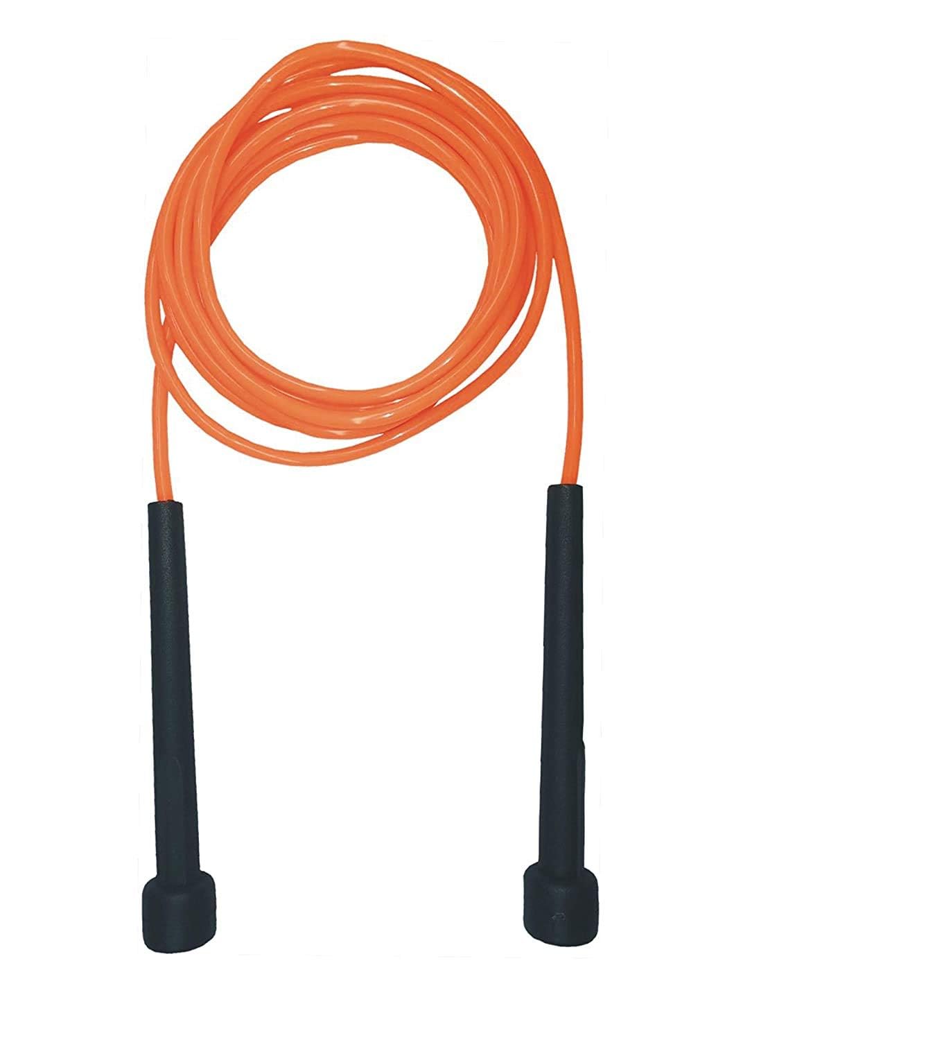 EVOVIBE FITNESS Skipping Rope for Exercise, Tangle Free Jumping Rope for Kids Men Women Exercise, Weight Loss, Comfortable Handle Design, Lightweight & Portable, Pencil Fitness Skipping Rope (Orange) (B0D1D519HL) Amazon Price History, Amazon Price Tracker