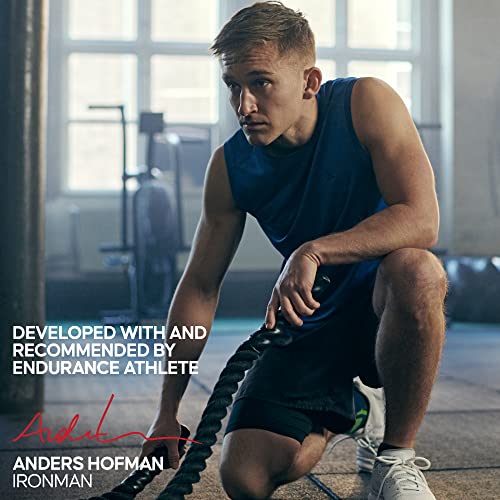 DANISH ENDURANCE Compressiebroek voor heren, set van 2, lange workout tights met zakken, sneldrogende sportlegging, sportbroek voor hardlopen en training, etiketvrij, zwart, grijs - Image 7