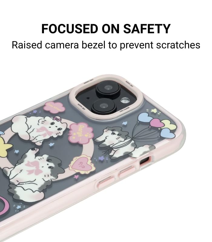 Image of Wonderland Case Cover for iPhone 15 | Dreamy Fantasy Art Design | Slim Fit | Wireless Charging Compatible | Shockproof Back Cover | Raised Edges