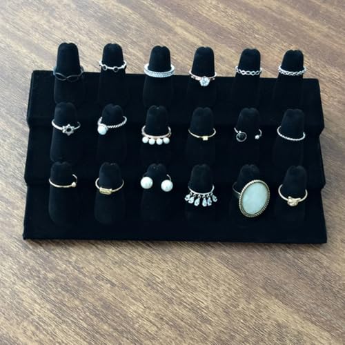 Présentoir à bagues anti-rayures : organisez 18 bijoux facilement - 5