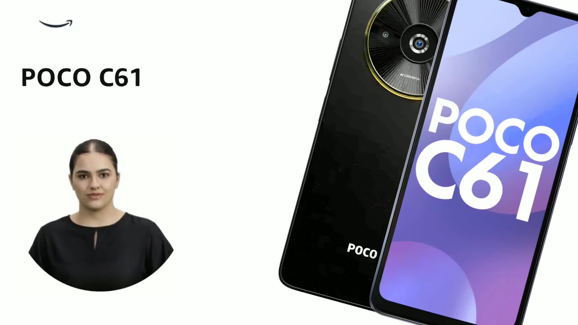 POCO C61 64GB ブラック Xiaomi POCO C61 4G LTE Diamond Dust Black - 4GB RAM - 64GB