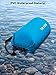 HEETA Waterproof Dry Bag for Women Men (Upgraded Version), Roll Top Lightweight Dry Storage Bag Backpack with Emergency Whistle for Travel, Swimming, Boating, Kayaking, Camping, Beach (Blue, 5L)