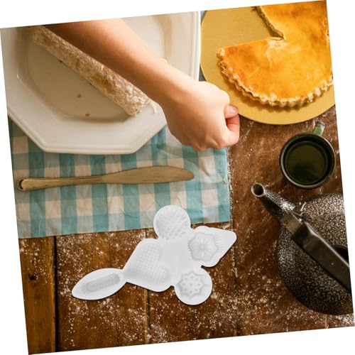 Molde para pastelería press 4 piezas estilo chino para moon cake miniatura 6