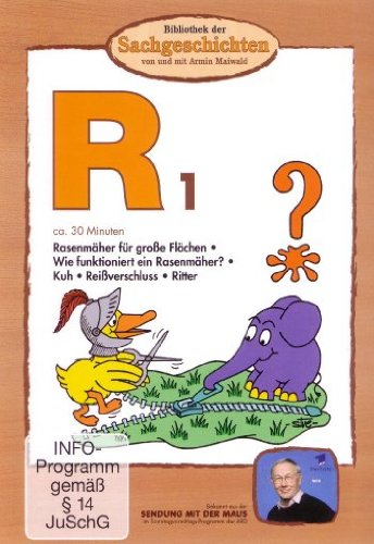 R1 - Rasenmäher Für Große Flächen/Wie Funktioniert Ein Rasenmäher?/Kuh/Reißverschluss/Ritter (Bibliothek Der Sachgeschichten)