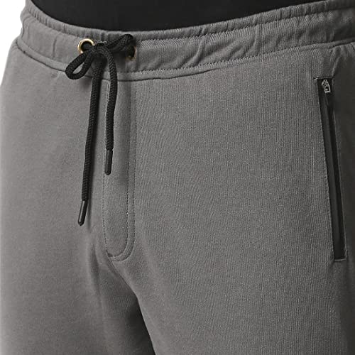 Image of Bewakoof Men's Cotton Regular Fit Joggers | Track pants for man | Lower for man | Trouser for men | Multipurpose | Mens Lower Activewear | Utility Pockets | Lightweight & Flexible Elastic Waist | Casual Joggers