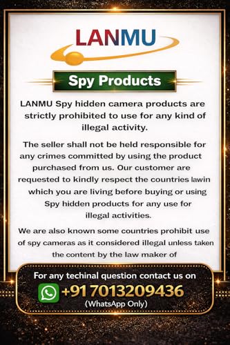 Image of LANMU 2026 Model Ultra-Micro 4K Full HD Spy Pen Camera I Hidden Security Camera with Audio & Video Recording, Long Battery Backup up to 100mins, Supports Micro SD