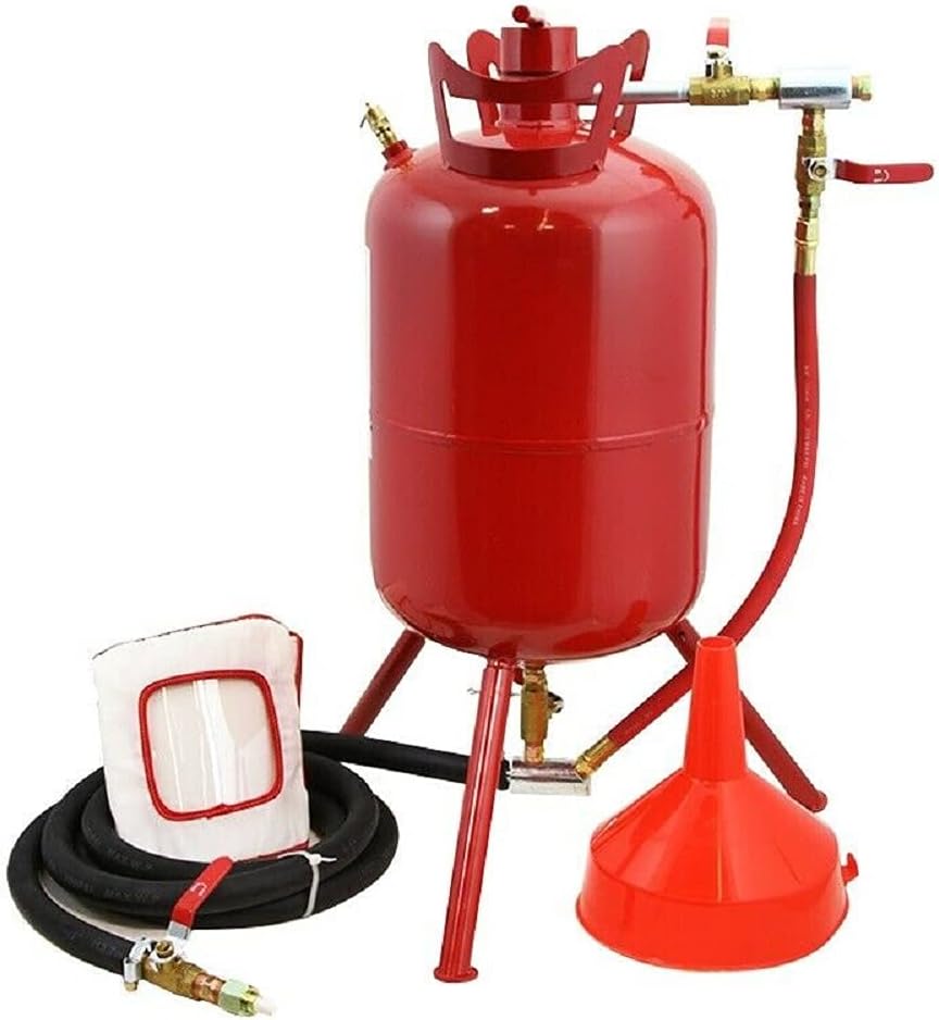 5 Gallon Portable Sandblaster Sand Blaster Air Media Abrasive Blasting Tank New,Jikkolumlukka