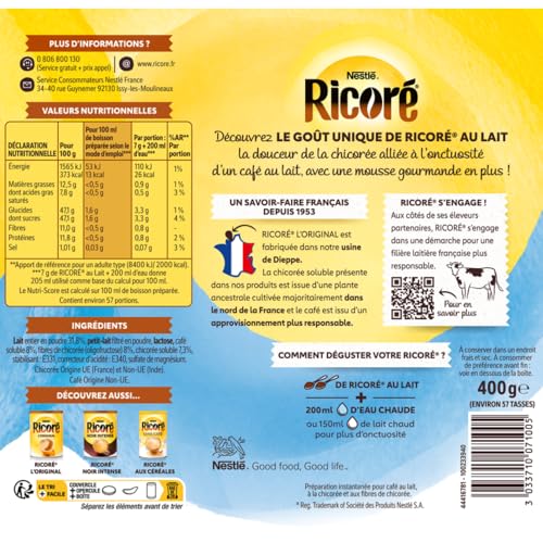 Café Soluble Chicorée Au Lait Ricore La Boîte - vue 3