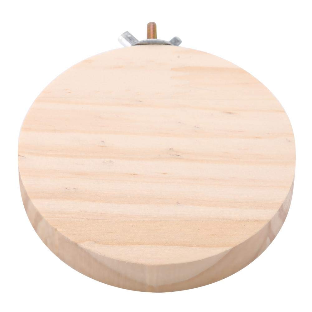 Zerodis Holz Stand Plattform Vogelkäfig Barsch Stand Plattform Papagei Stand Käfig Sprungbrett für Kleintier Vögel und Hamster