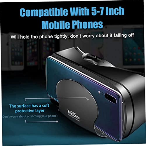 Casque VR pour smartphone et lunettes de réalité virtuelle 3D réglables avec télécommande