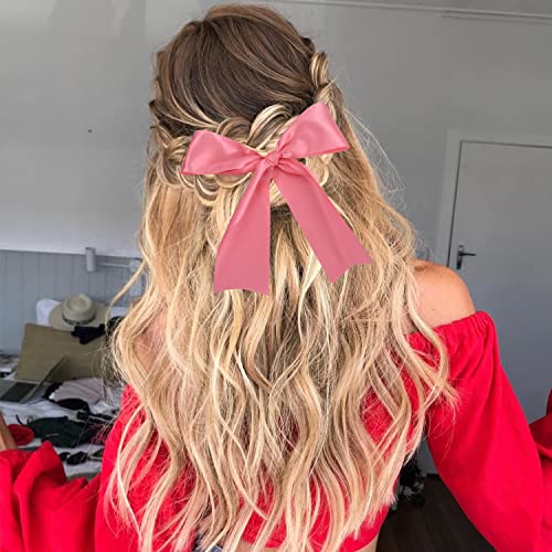 TONIFUL Peach Pink Wide Satin Ribbon - Image 4