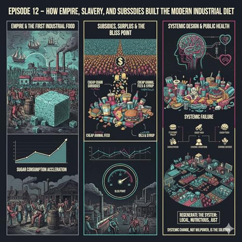 『Episode 12 - How Empire, Slavery, and Subsidies Built the Modern Industrial Diet』のカバーアート