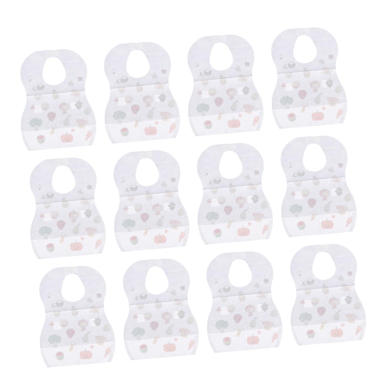 Healifty 40 Pièces Bavoirs En Silicone Pour Bébé Bavoirs D'Alimentation Pour Bébé Fille Pour Jetables Pour s De Déjeuner Pour Salive Tablier