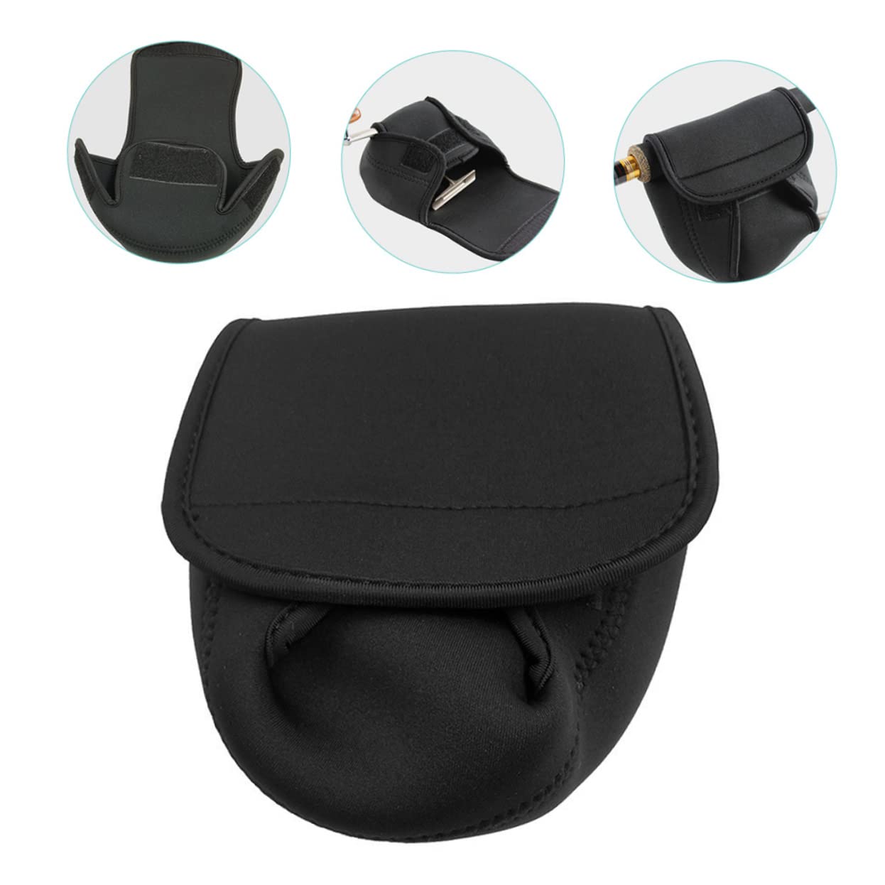 POPETPOP 5 Fundas Protectoras para Carretes de Pesca Portátiles para Actividades al Aire