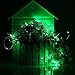 ErChen Solar Powered Copper Wire Led String Lights, 33FT 100 LEDs Waterproof 8 Modes Decorative Fairy Lights for Outdoor Christmas Garden Patio Yard (Green)