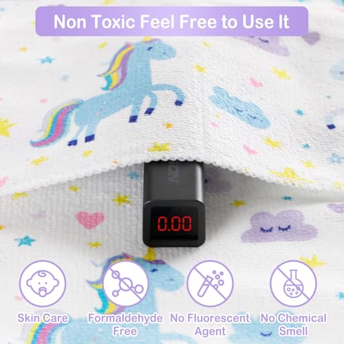 Image of Baby Washcloths, 24Pack Baby Wash Cloths Extra Soft & Ultra Absorbent, Baby Towels and Washcloths Face Towels for Unisex Boys Girls Body, Washclothes Gentle on Sensitive Skin, 9x9 Rainbow Unicorn