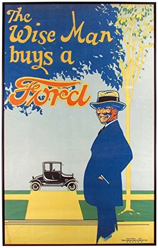 vps Vintage 1920s Ford Motor Car Advertisement Poster A3 Print