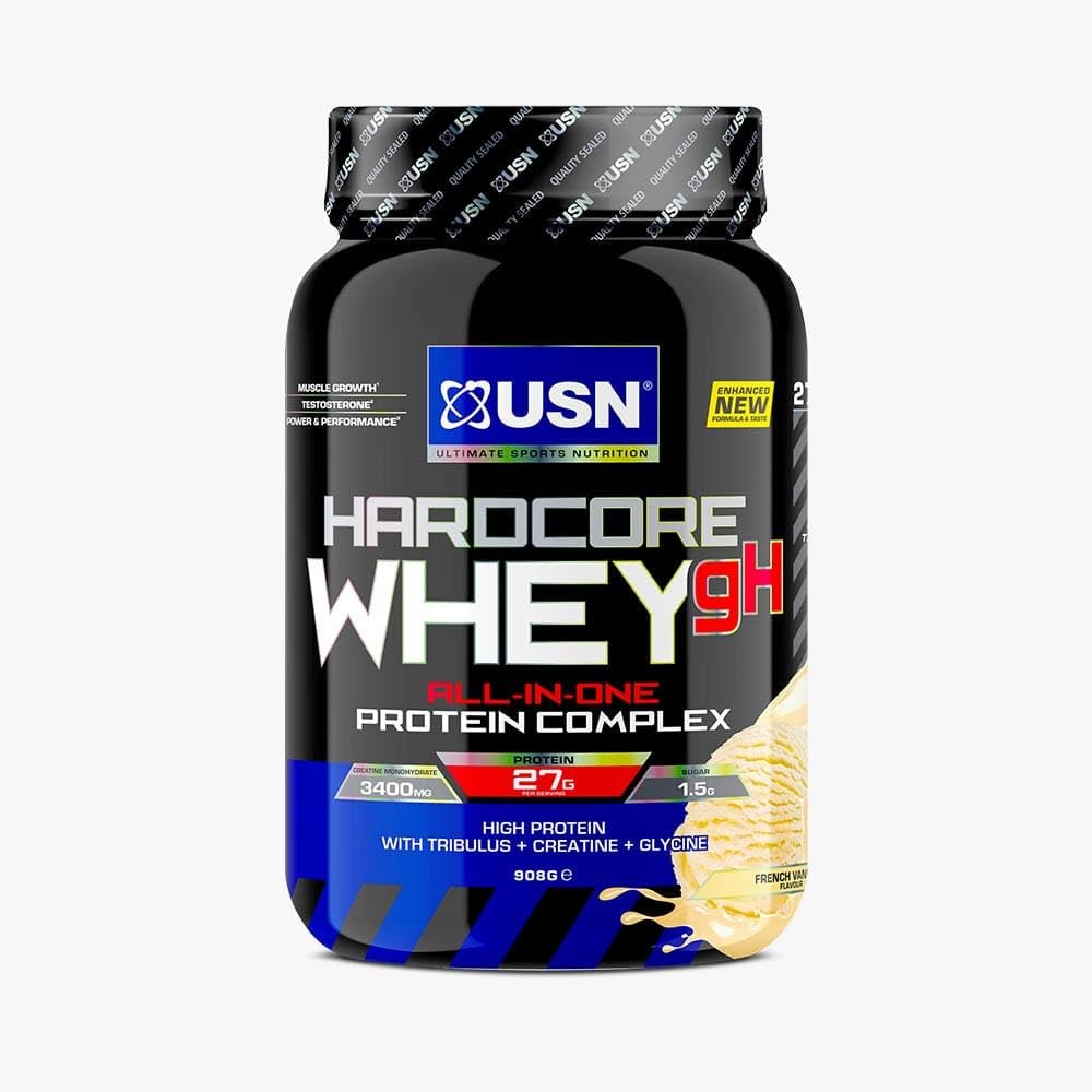 USNWhey Protein Powder Vanilla 2 kg: All-in-One Protein With Creatine Monohydrate, Glycine and Tribulus for Performance Workouts & Lean Muscle Growth