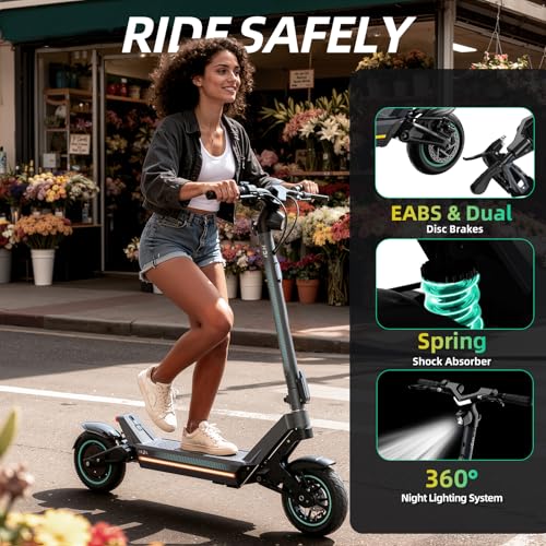 X3 Electric Scooter Adults, 800W Motor 31 MPH Top Speed
