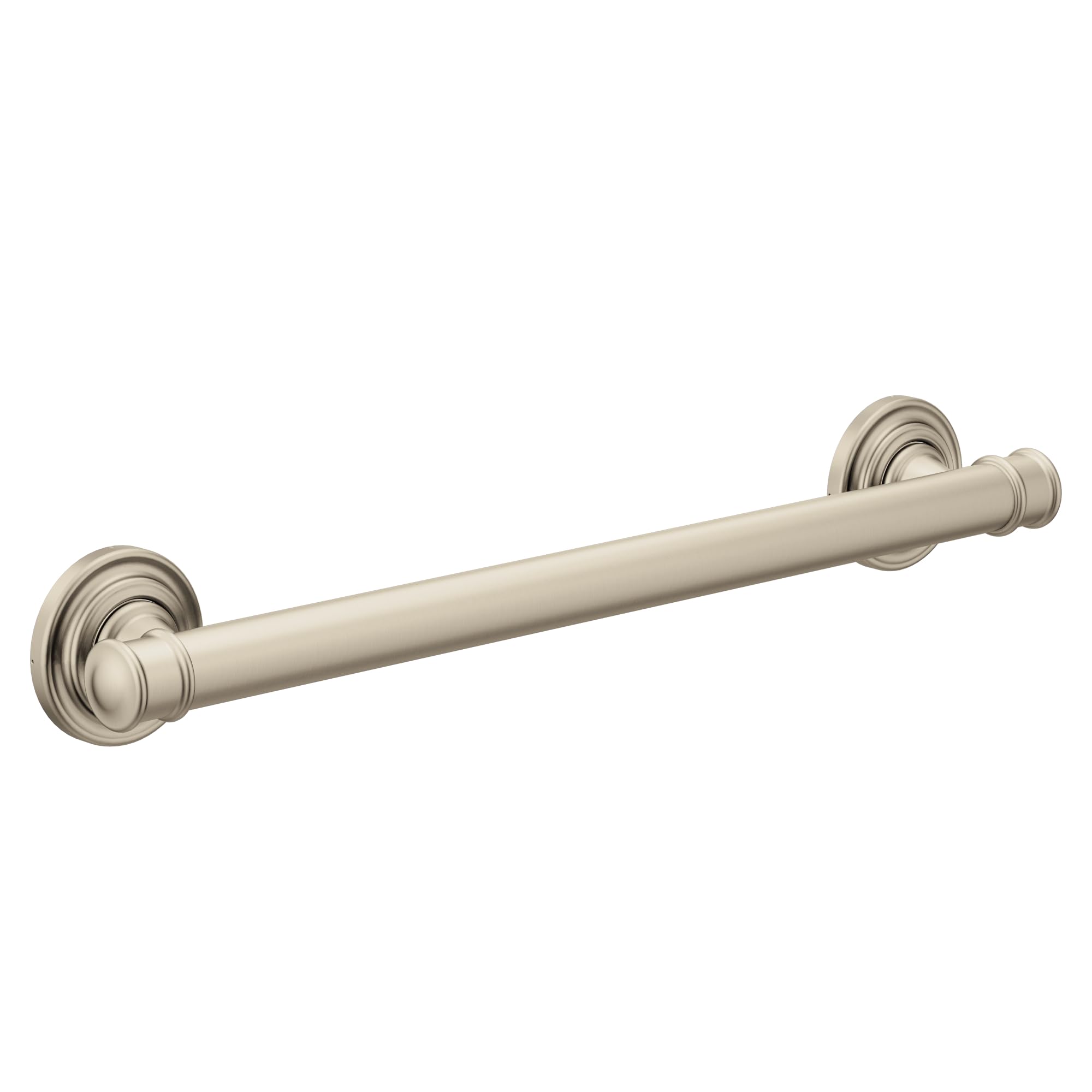 Moen YG6424BN Belfield - Barra de baño de 61 cm, níquel cepillado