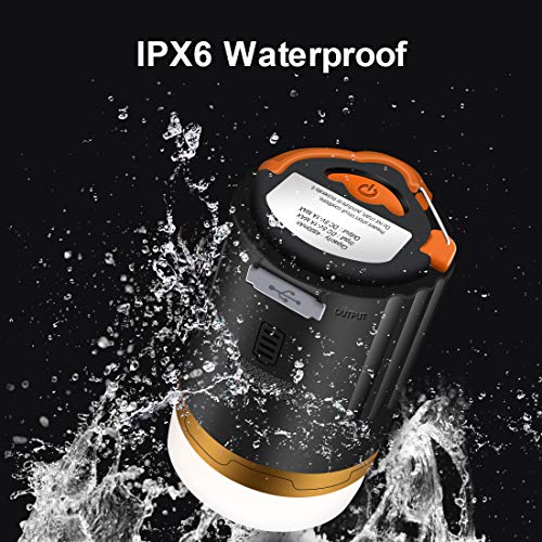LAMA LED Campinglampe USB Aufladbar Camping Laterne Dimmbar Magnetische Campingleuchte mit Fernbedienung IP65… - Image 6