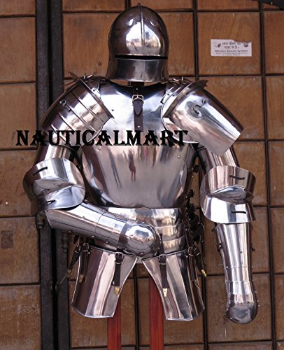 NauticalMart Medieval Knight Gothic Suit of Armor Combat Armor Costume