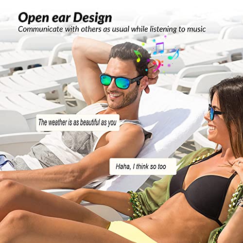 Smart Glasses, Polarized Sunglasses for Men, with Bone Conduction Bluetooth Connectivity Speaker & Polarized Lenses… - Image 3