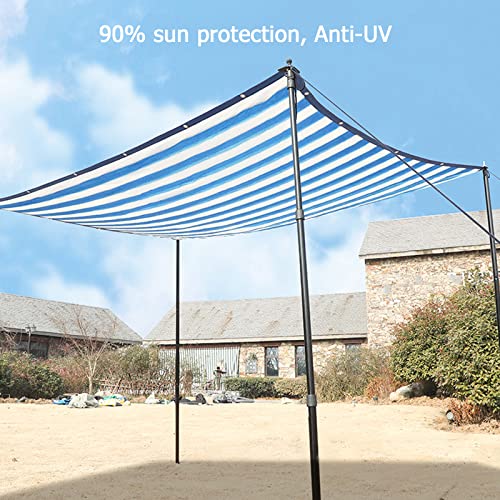 Voile d'ombrage de qualité supérieure maille robuste 5x5m coupe-vent
