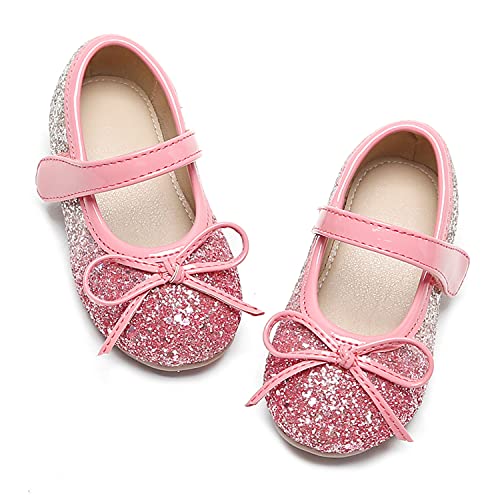 Image of Felix & Flora Toddler Flower Girl Dress Shoes - Girl Ballet Flats Party School Shoes Wedding