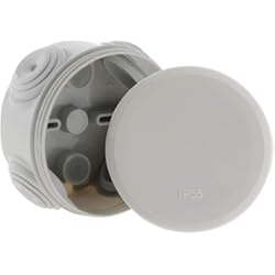 Caja De Distribucion Electrica Trifasica Caja de distribución, impermeable, de 65 mm de diámetro, profundidad de 35 mm, IP55