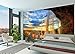 Large Photo Wallpaper – Shale Stonewall – Picture Decoration Modern Industrial Design Look Elegant Stone Cladding Style Masonry Decor Image Decor Wall Mural (132.3x93.7in - 336x238cm)