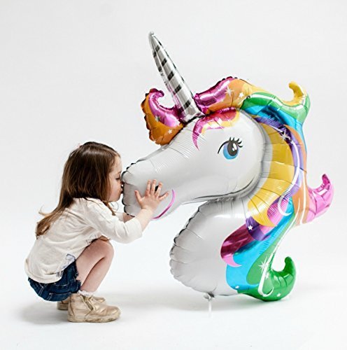 Unicorn Foil Balloon Parties 42" Rainbow Party Supplies Float Birthday