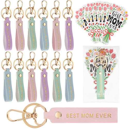 Porte-clés pour Fête des Mères Tondiamo en cuir synthétique pour cadeaux de groupe