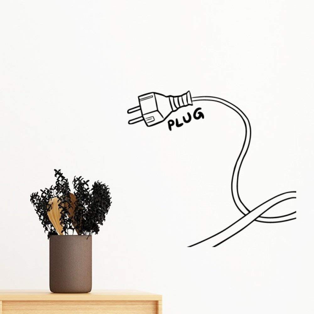 Autocollant mural dessin à la main amovible 70cm pour décorer une chambre