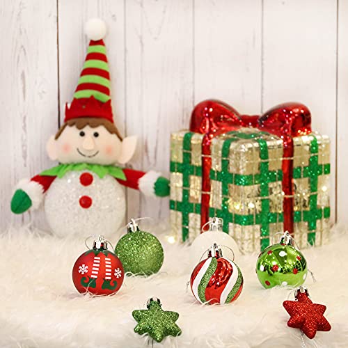 Victor's Workshop Weihnachtskugeln 35tlg. 5cm Plastik Christbaumkugeln Set, Weihnachtsbaumschmuck Dekoration Christbaumschmuck für Party… – Ansicht 5