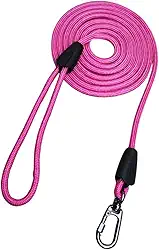 Guia Adestramento longa para Cães Com 3 Metros Resistente Para Passeio (Rosa)