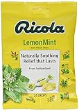 Ricola USA, Inc. Throat Drop, Lemon-Mint, 24-Count (Pack of 6)