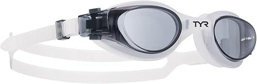 Miniatura 10 de TYR Adult Vesi Mirrored and Non-Mirrored Swimming Goggles with Wide Peripheral Range, Anti Fog, No Leak, and Quick Adjust